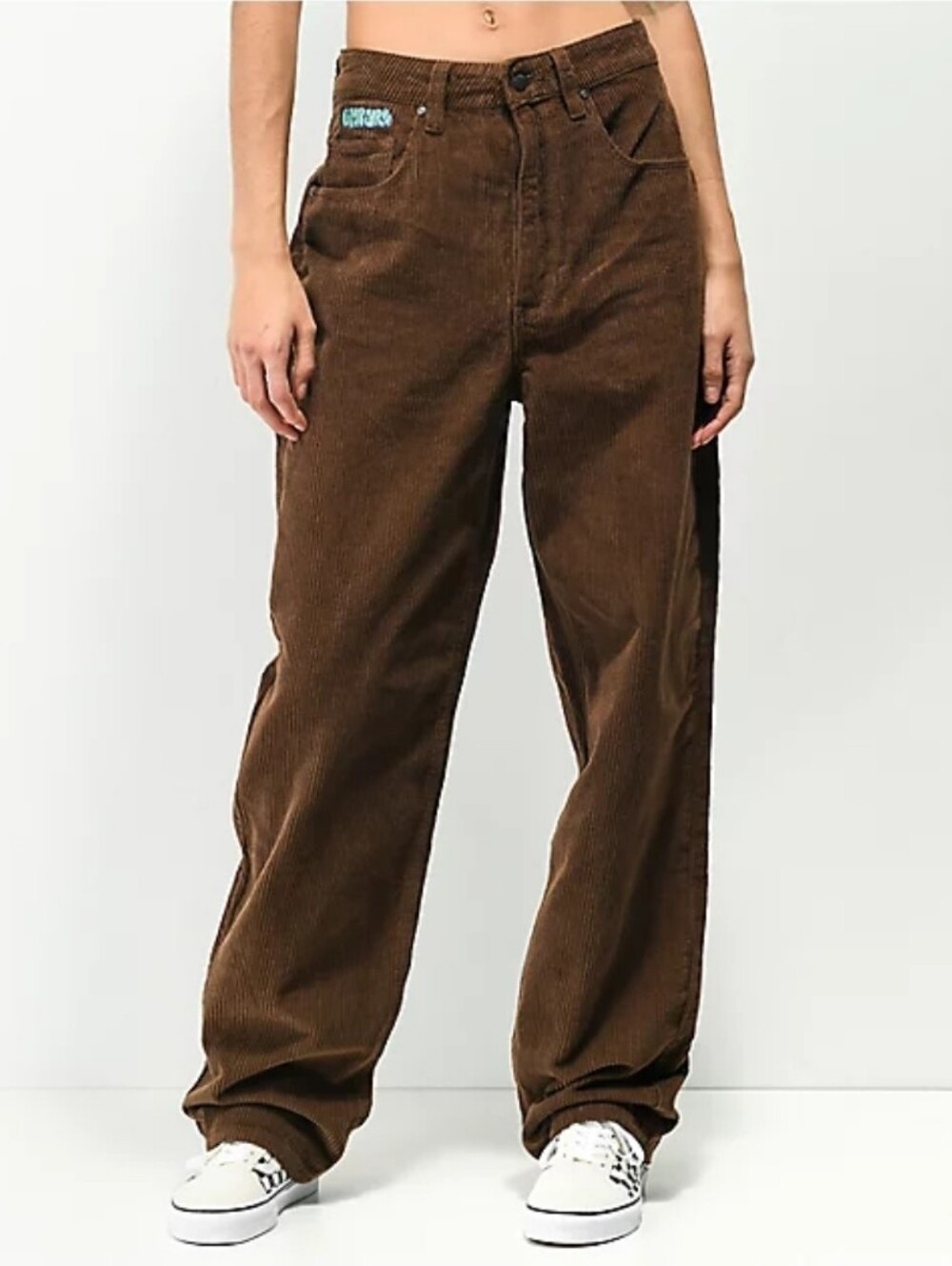 Empyre Tori Carafe Corduroy Skate Pants in a dark brown Size 5